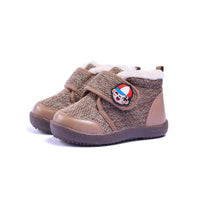Plush Children's Snow Boots Fashion Cartoon Velcro