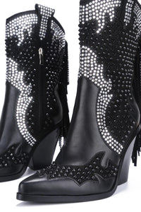 Over-the-knee Fringed Wedge Heel Sexy Fashion Boots