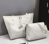 Womens Fashion Ribbon Shoulder Bag Two-Piece Set