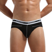 Low Waist Young Men's Underwear Sexy Men's Briefs Comfortable Sports Breathable Briefs