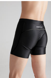 Bright Ice Silk Sports Shorts Glossy Breathable Running