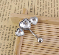 Love Wings Navel Ring Reverse Upside Down