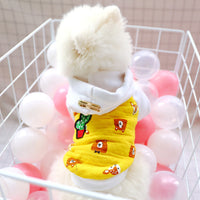 Fleece Hooded Sweater Clothes Pet Cat