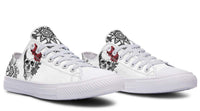 Fashion Printed Couple High Top Canvas Shoes