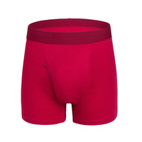 Large Size Men's Boxer Briefs Solid Color