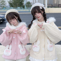 Loose Bat Sleeve Soft Girl Sweater Coat