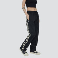 Loose And Unisex Casual National Trendy Sports Webbing Trousers