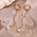 European And American Niche Temperament Earrings Stainless Steel 18K Gold Plating