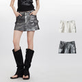 Versatile New High Waist Sheath Leather Skirt