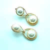 Geometric Fashion Trendy Grace Artistic Pearl Earrings