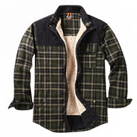 European-size Plaid Shirt Mens Outerwear