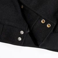 Flame Embroidered Baseball Uniform Jacket European And American Men's Loose