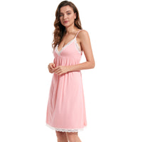Personality Lace Loose Slip Nightdress