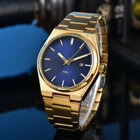 New Simple, Elegant, And Stylish Quartz Mens Watch With Steel Band