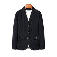 Men's Casual Loose Washed Cotton Business Coat