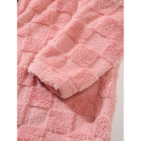 Thickened Fleece Hooded Casual Couple Zipper Sweater Jacket