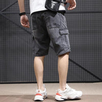 Mid-length Pants Breeches Youth Workwear Jeans