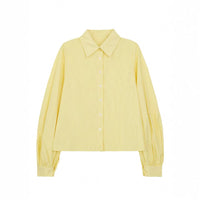 Springautumn New Loose Laid-back Striped Versatile Shirt