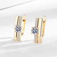 Zircon Geometric Exaggerated Big Hoop Earrings