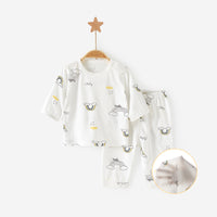 Pure Cotton Boneless Baby Clothes In Air-conditioned Room Suit Summer Thin