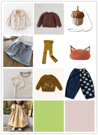 All-match Men And Women Baby Children's Round Neck Handmade Top