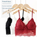 Sexy Lace Bra Nightclubs With Chest Pad French Triangle Cup Anti-exposure