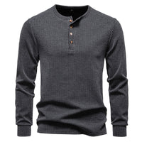 Casual Fashion Long Sleeve Men's Slim Fit Sports T-shirt