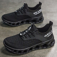 Large Size Autumn Fly Woven Mesh Casual Running Shoes