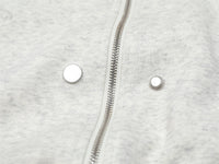 Two-way Zipper Solid Color Hooded Sweater