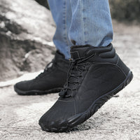 Outdoor Sports Cotton Shoes Men And Women Fleece-lined Warm Snow Boots