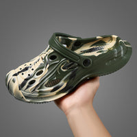 Outdoor New Non-slip Color Matching Slippers For Men