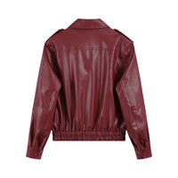 Men's American-style Pu Leather Jacket