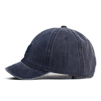 Hat Female Spring And Autumn Personality Washed Distressed Letters Short Brim Baseball Cap
