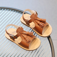 Small Middle Child Fashion Soft Bottom Retro Little Girl Children's Shoes