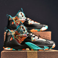 New All-match Men's Mid-top Casual Sports Basketball Shoes