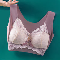 Large Size Lace Underwear Gathers Top Breathable
