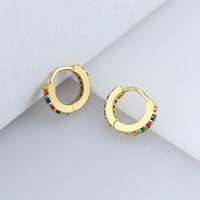Zircon Nose Ring Perforated Ornament