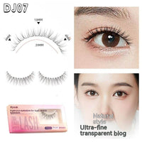 Eyelash Peak Natural False Eyelashes Sheer Root One-pair Package