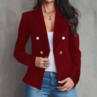 Double-breasted Elegant Blazer For Women
