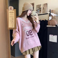 Autumn And Winter Sweet Style Thermal Sweater Pullover Top