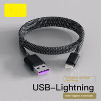 Magnetic Mobile Phone Tablet Fast Charge Storage Data Cable