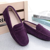 Women's Fashion Leather Flat Shoes