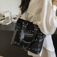 Women's Textured Casual Tote Shoulder Bag
