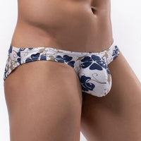 Men's Low Waist Printed Pattern Briefs