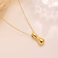 New Titanium Steel 18K Gold-Plated 26-Letter Necklace For Women