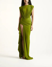 Women's Sexy Slim-fit Sleeveless High-slit Dress