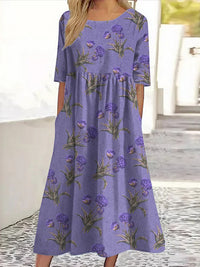 Fashion Digital Printing Large Width Dress