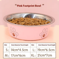 Stainless Steel Anti-tumble Non-slip Pet Bowl