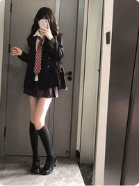 Black Suit Jacket For Petite Individuals Designed For School And Uniform Use