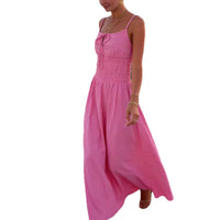 Lace-up Waist-Cinching Womens Slip Dress